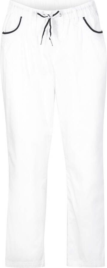 bonprix 7/8 papertouch broek van katoen met comfortband