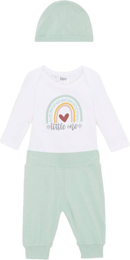 bonprix Baby rompertje, broek en muts(3 dlg. set )