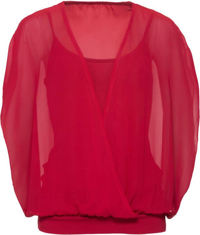 BODYFLIRT Blouse, avondrood,