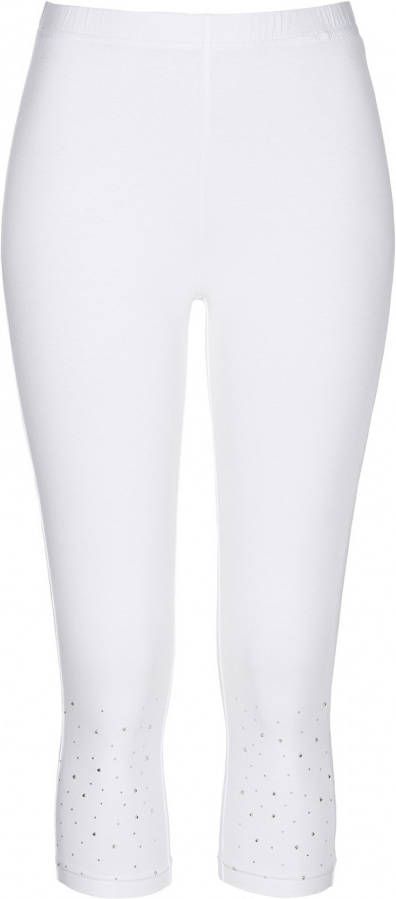 bonprix Capri legging met glittersteentjes
