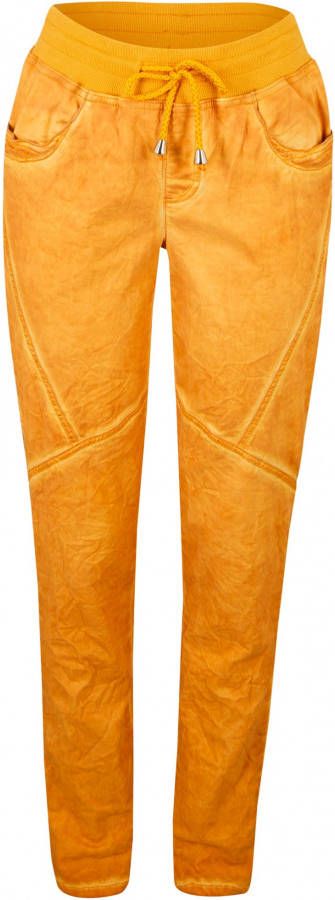 bpc bonprix collection Cargo broek in used look, mat roze, 97% katoen, 3% elastan