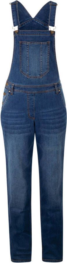 bpc bonprix collection Denim tuinbroek, extra wijd, blauw denim