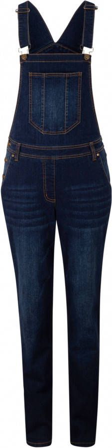 bpc bonprix collection Denim tuinbroek, extra wijd, donkerblauw denim