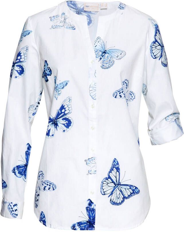 bonprix Gedessineerde blouse van viscose