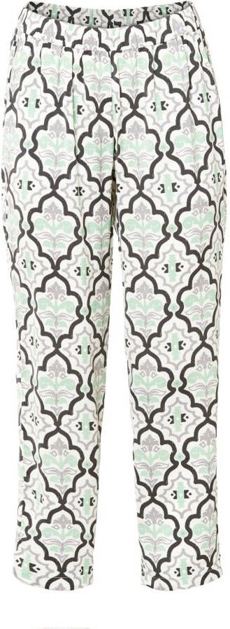 bonprix Gedessineerde broek met gerecycled polyester