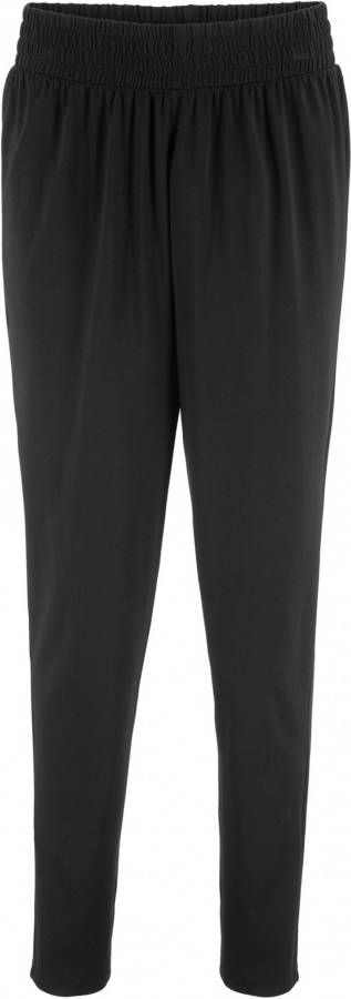 bpc bonprix collection Harembroek met comfortband, zwart, 95% katoen, 5% elastan