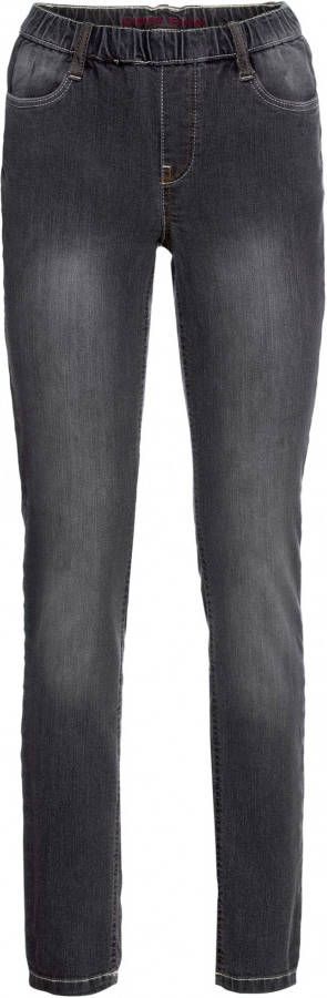 RAINBOW Jegging, black stone, 82% katoen, 17% polyester, 1% elastan