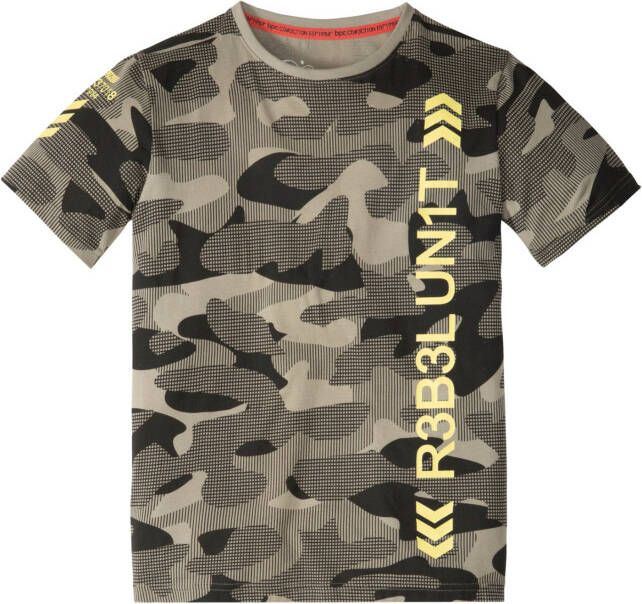 bonprix Jongens T shirt met camouflageprint van biologisch katoen