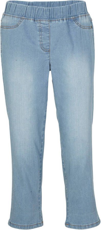 bonprix Katoenen 3/4 jegging met comfortband, slim fit