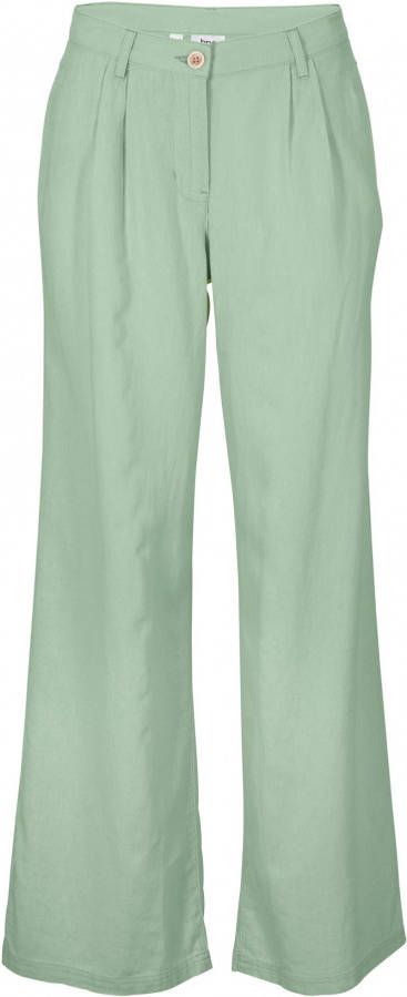 bonprix Wijde Marlene Dietrich broek met linnen