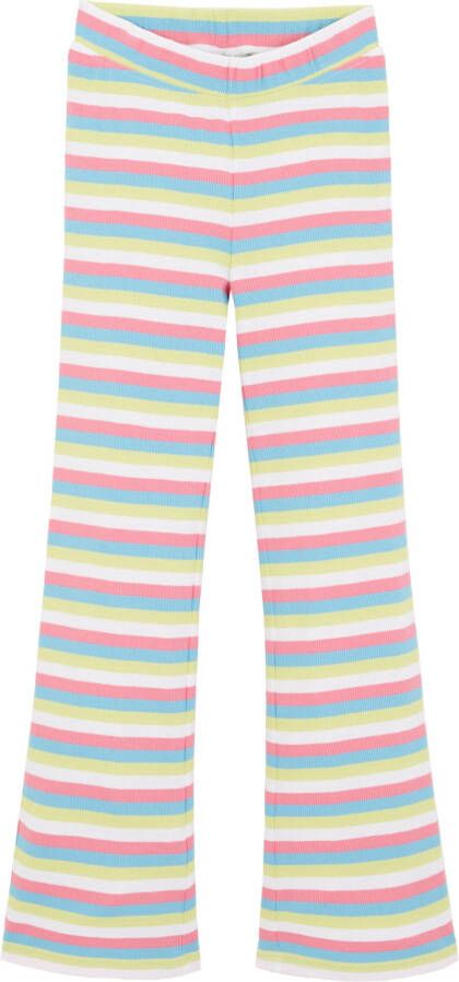 bonprix Meisjes geribde bootcut broek van biologisch katoen