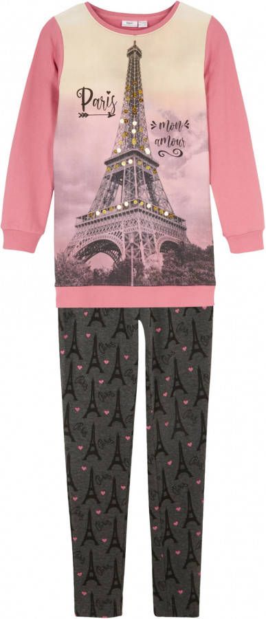 bonprix Meisjes sweater en legging(2 dlg. set )