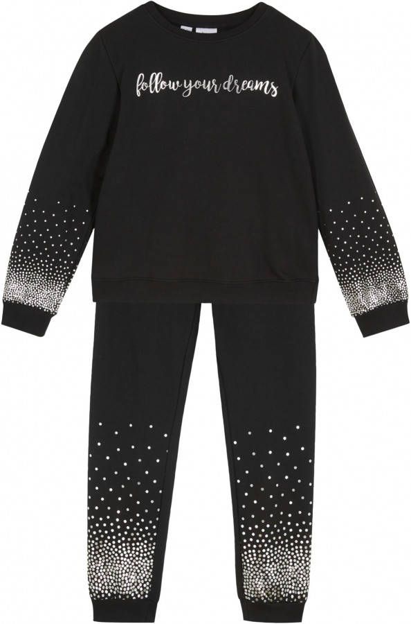bonprix Meisjes sweater en sweatpants(2 dlg. set )