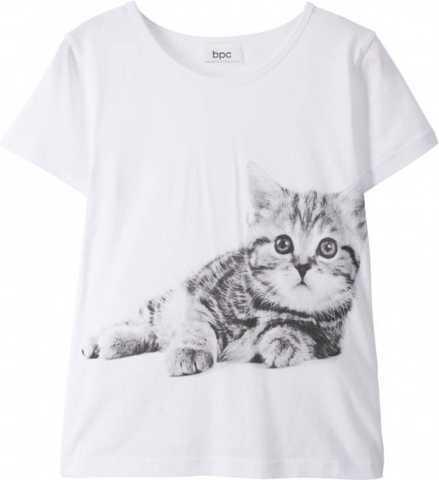 bonprix Meisjes T shirt van biologisch katoen