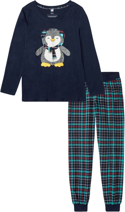 bonprix Pyjama met flanellen broek(2 dlg. set )