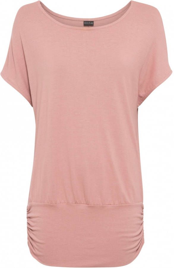 BODYFLIRT Shirt, rozenhout, 95% viscose, 5% elastan