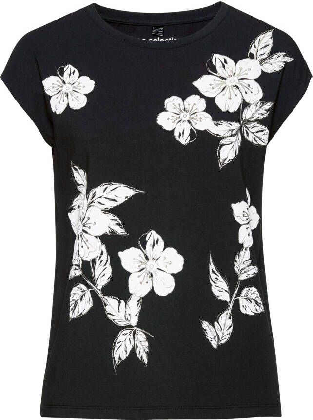 bonprix Shirt met bloemenprint