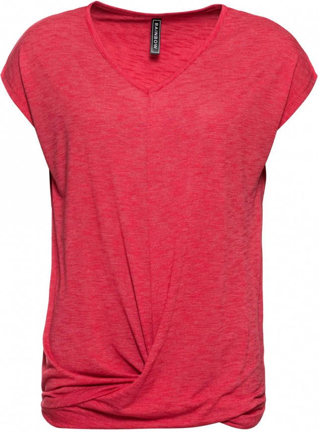 RAINBOW Shirt, rood gemêleerd, 50% polyester, 50% viscose