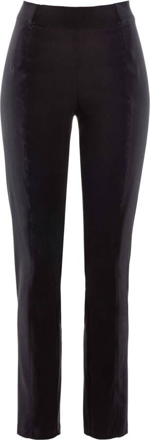 bonprix Slim fit 7/8 instapbroek van bengaline met comfortband