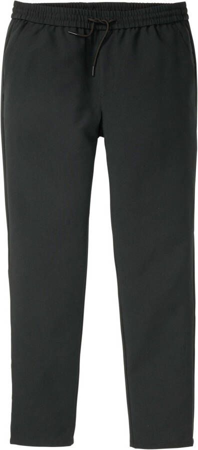 bonprix Slim fit broek met elastische band, tapered