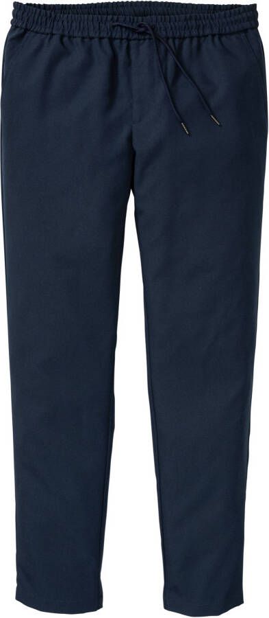 bonprix Slim fit broek met elastische band, tapered