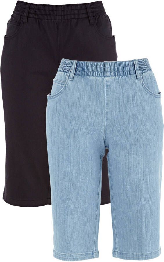 bonprix Stretch bermuda(set van 2 )