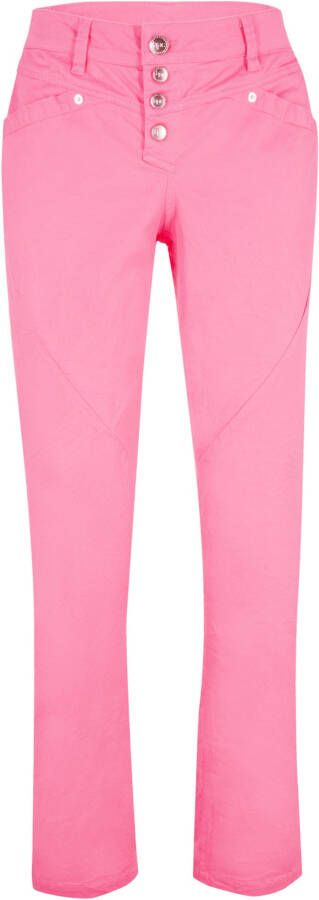 bonprix Stretch broek van crashed katoen