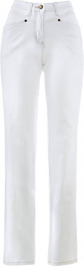 bpc selection Stretchbroek, wit, 99% katoen, 1% elastan