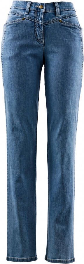 bpc selection Stretchbroek, blue stone, 99% katoen, 1% elastan