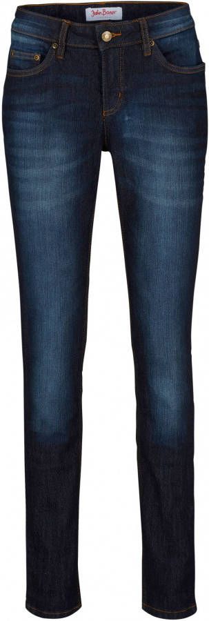 John Baner JEANSWEAR Stretchjeans SKINNY, donkerblauw used