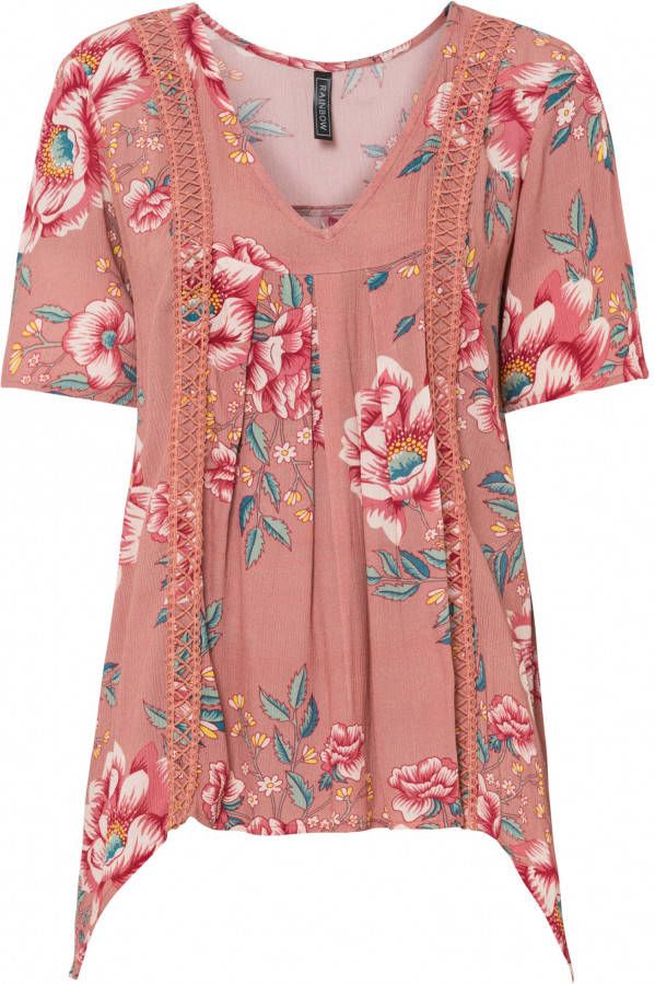 bonprix Tuniek in crêpe look