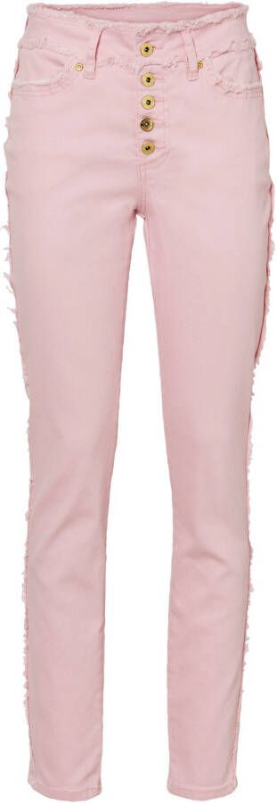 bonprix Twill broek met franjes