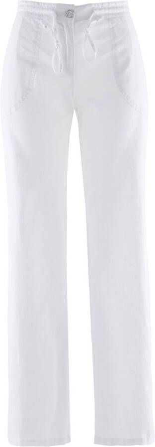 bonprix Wijde broek met linnen