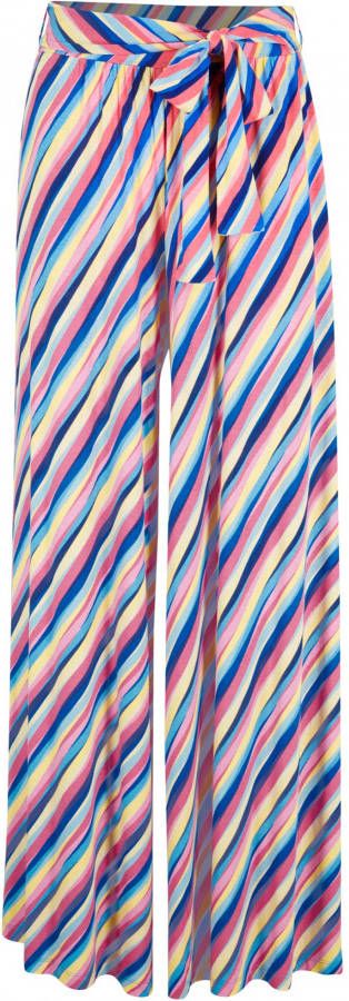 bonprix Wijde jersey palazzo broek met comfortband, gestreept