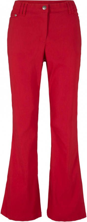 bonprix Bengaline stretch broek, flared