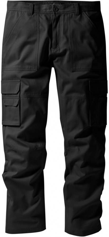 bpc selection Cargo broek, zwart, 100% katoen