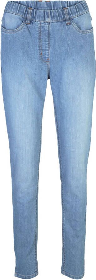 bonprix Jegging met splitten en comfortband, skinny