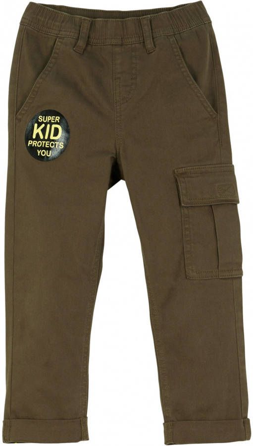bonprix Jongens stretch cargo broek, slim fit