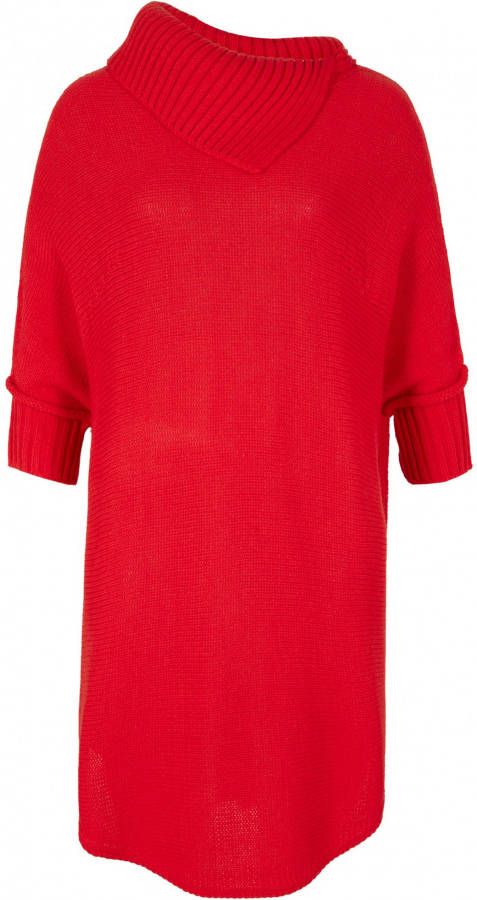 bonprix Lange trui met wijde col