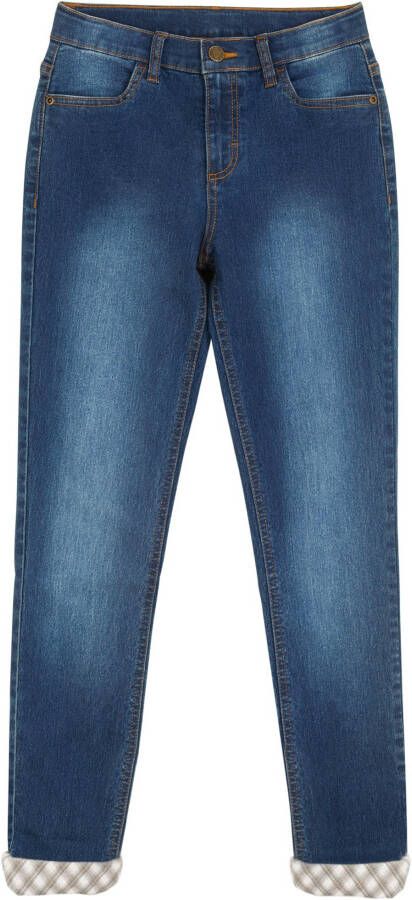 bonprix Meisjes thermojeans met flanellen voering