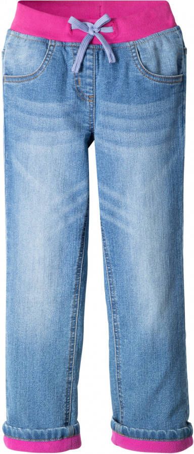 bonprix Meisjes thermojeans met fleece voering