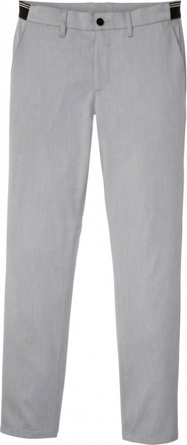 bonprix Slim fit stretch broek met gestreepte, elastische band, straight