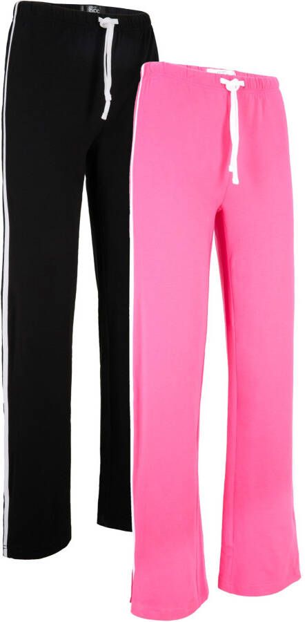 bonprix Stretch shirtbroek(set van 2 ), straight