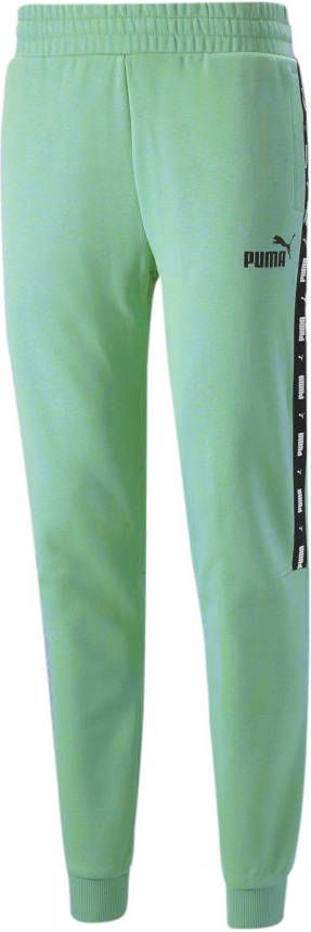 Puma essentials+ tape joggingbroek turquoise/blauw heren