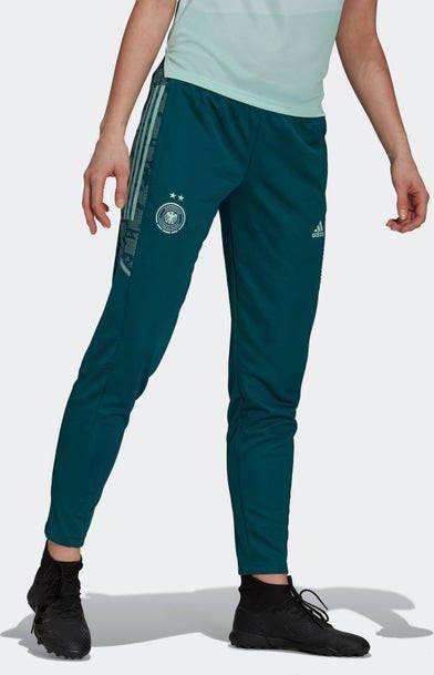adidas Duitsland Trainingsbroek Condivo 21 EK Vrouwen 2022 Groen/Groen Vrouw