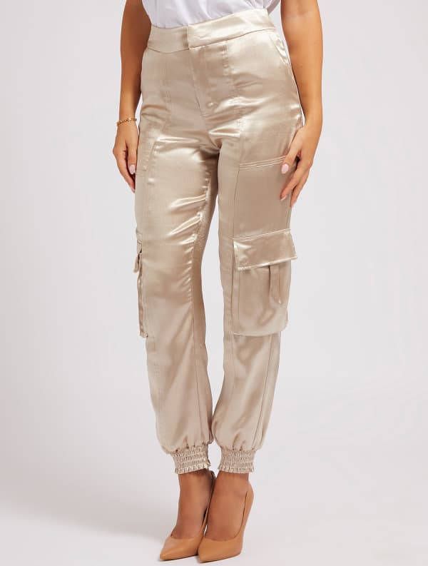 Guess Satin Cargo Broek