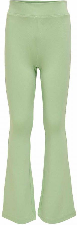Kids Only ! Meisjes Tregging Maat 128 Groen Polyester/viscose/elasthan
