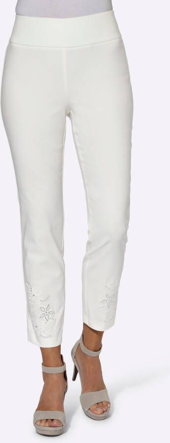 7/8 broek in ecru van heine