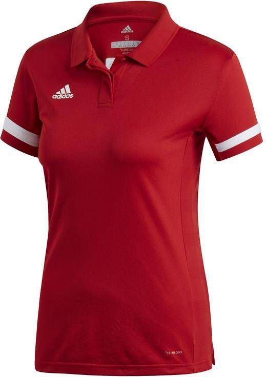 Adidas T19 Polo Dames Rood