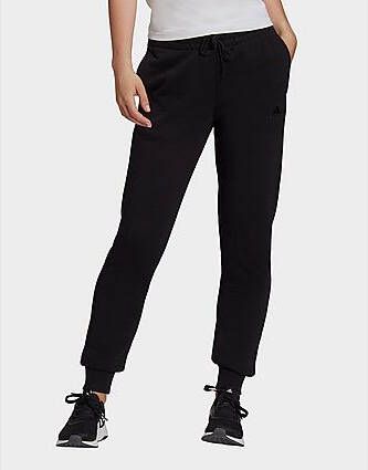 Adidas Essentials French Terry Logo Broek Black/Gold Metallic Dames